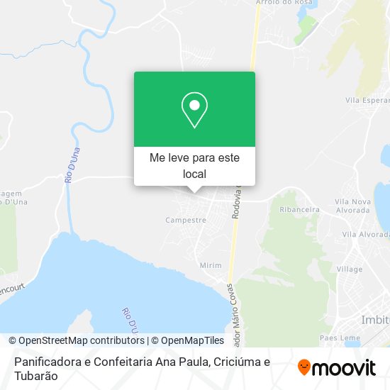 Panificadora e Confeitaria Ana Paula mapa