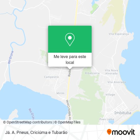 Já. A. Pneus mapa