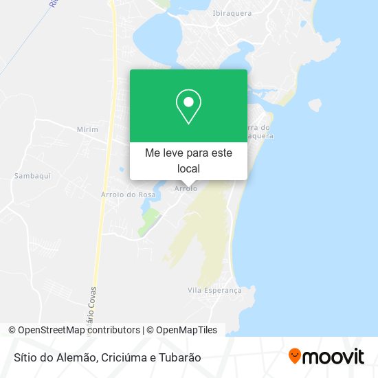 Sítio do Alemão mapa