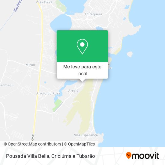 Pousada Villa Bella mapa