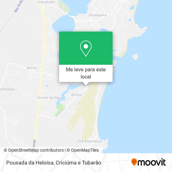 Pousada da Heloísa mapa