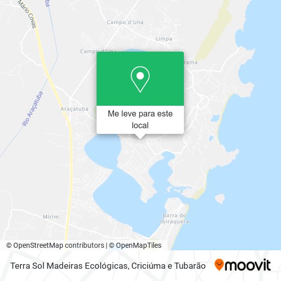Terra Sol Madeiras Ecológicas mapa
