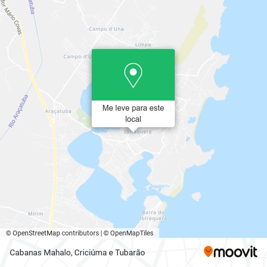Cabanas Mahalo mapa