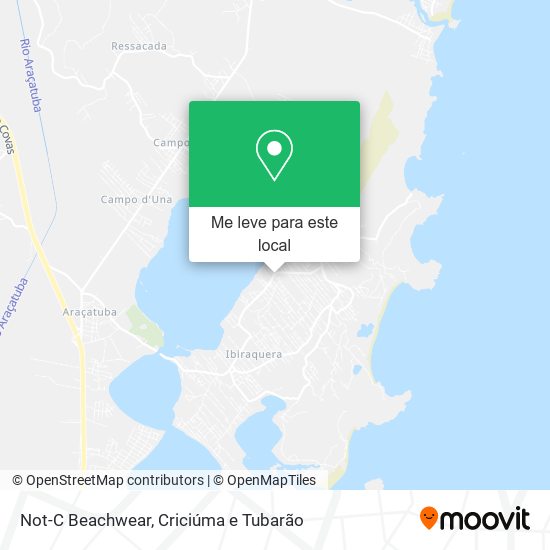 Not-C Beachwear mapa