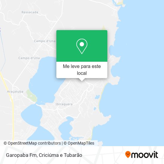 Garopaba Fm mapa