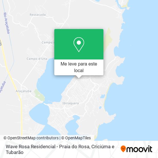 Wave Rosa Residencial - Praia do Rosa mapa