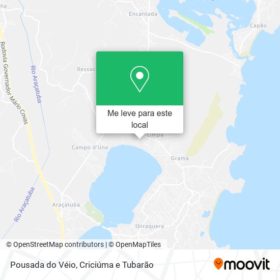 Pousada do Véio mapa