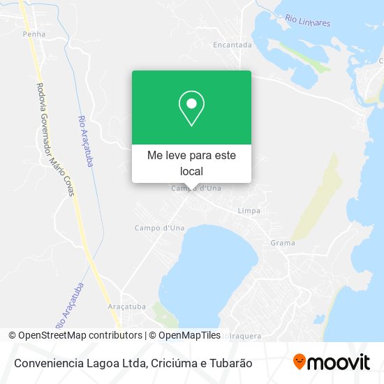 Conveniencia Lagoa Ltda mapa