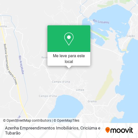 Azenha Empreendimentos Imobiliários mapa