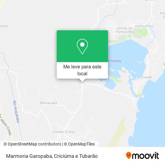 Marmoria Garopaba mapa