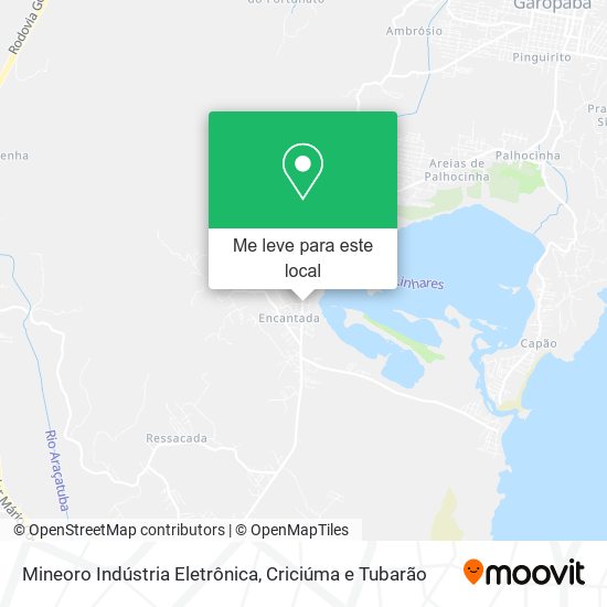 Mineoro Indústria Eletrônica mapa