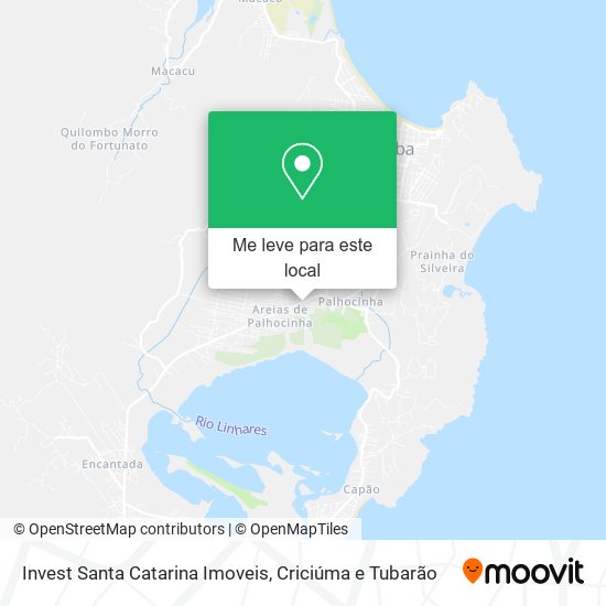 Invest Santa Catarina Imoveis mapa