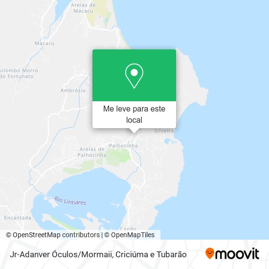 Jr-Adanver Óculos/Mormaii mapa