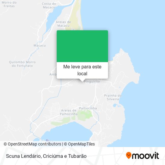 Scuna Lendário mapa