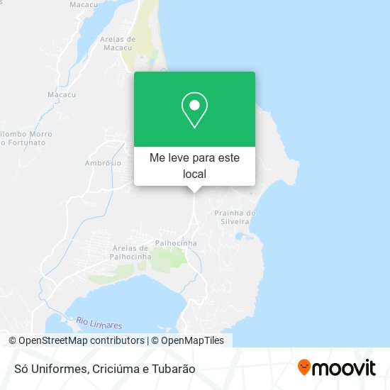 Só Uniformes mapa