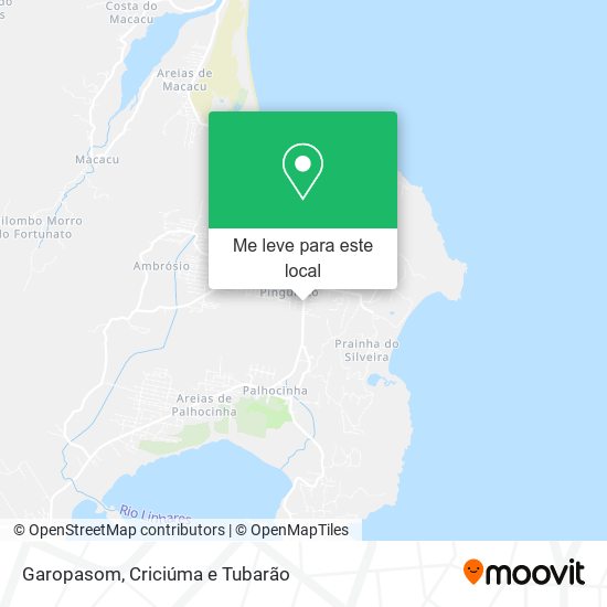 Garopasom mapa