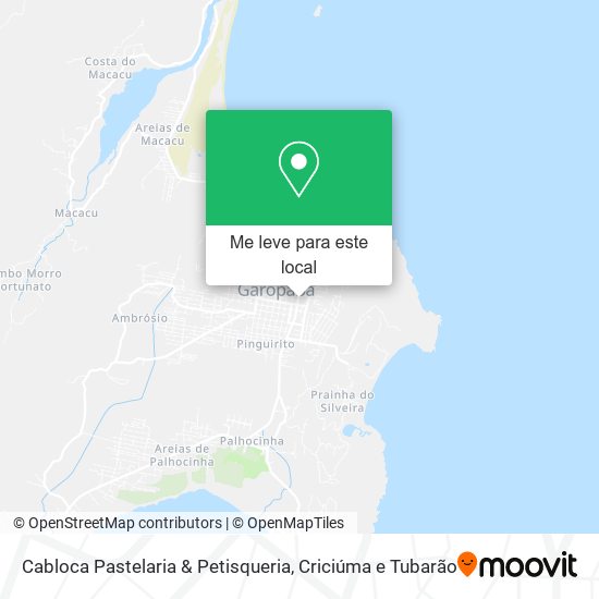 Cabloca Pastelaria & Petisqueria mapa