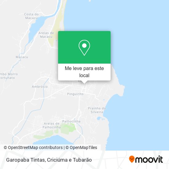 Garopaba Tintas mapa
