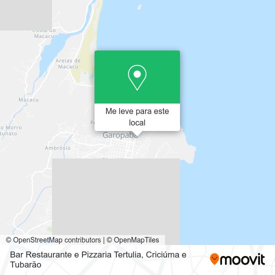 Bar Restaurante e Pizzaria Tertulia mapa