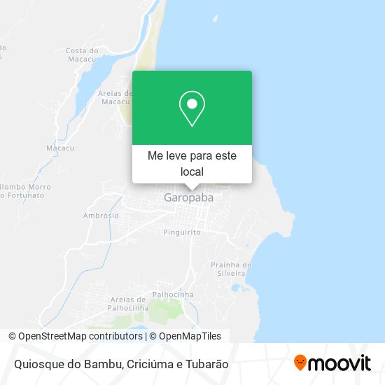 Quiosque do Bambu mapa