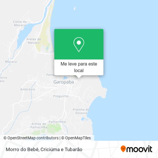 Morro do Bebê mapa