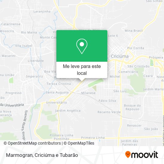 Marmogran mapa