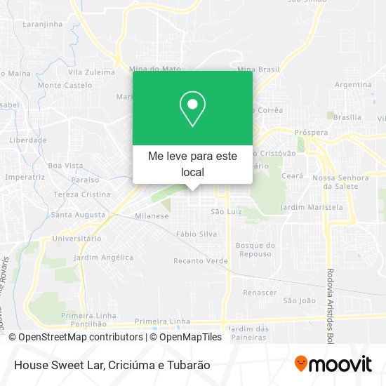 House Sweet Lar mapa