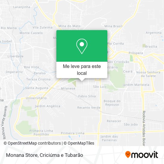 Monana Store mapa