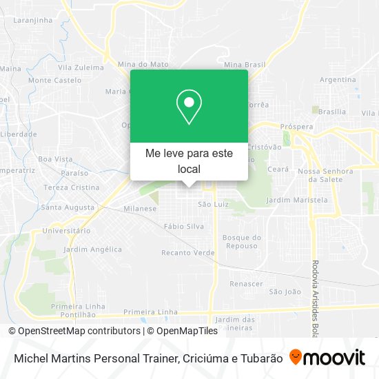Michel Martins Personal Trainer mapa