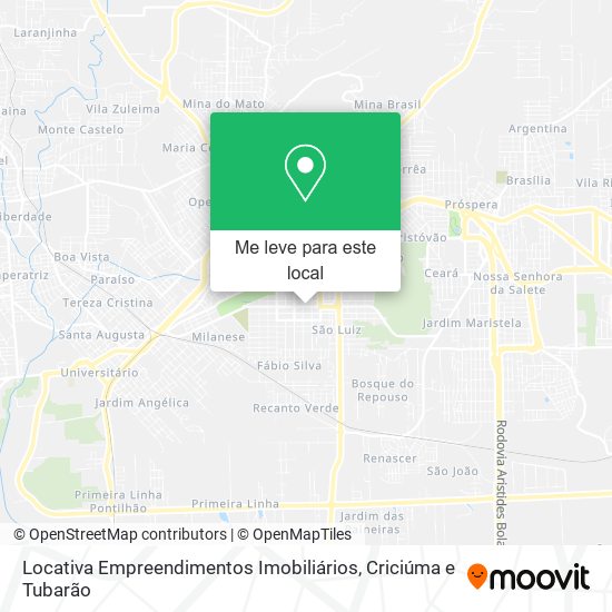 Locativa Empreendimentos Imobiliários mapa