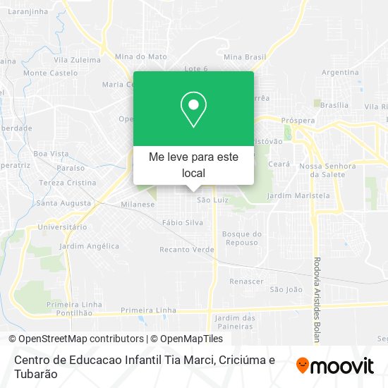 Centro de Educacao Infantil Tia Marci mapa