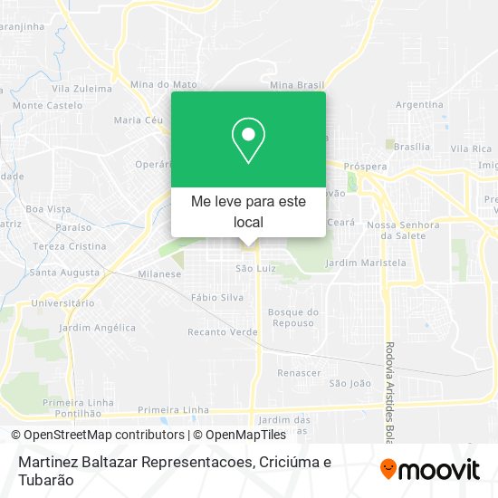 Martinez Baltazar Representacoes mapa