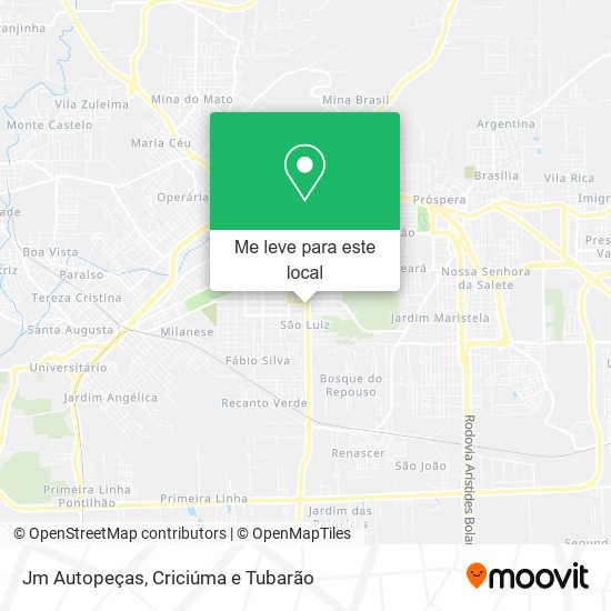 Jm Autopeças mapa