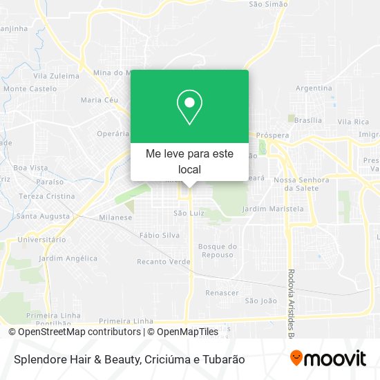 Splendore Hair & Beauty mapa