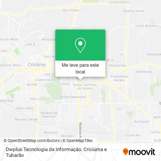 Dwplus Tecnologia da Informação mapa