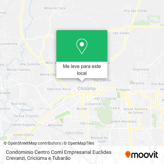 Condominio Centro Coml Empresarial Euclides Crevanzi mapa