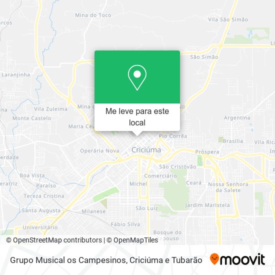 Grupo Musical os Campesinos mapa
