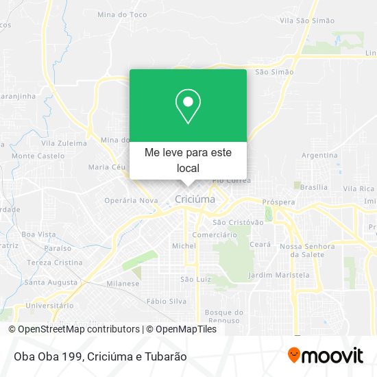 Oba Oba 199 mapa