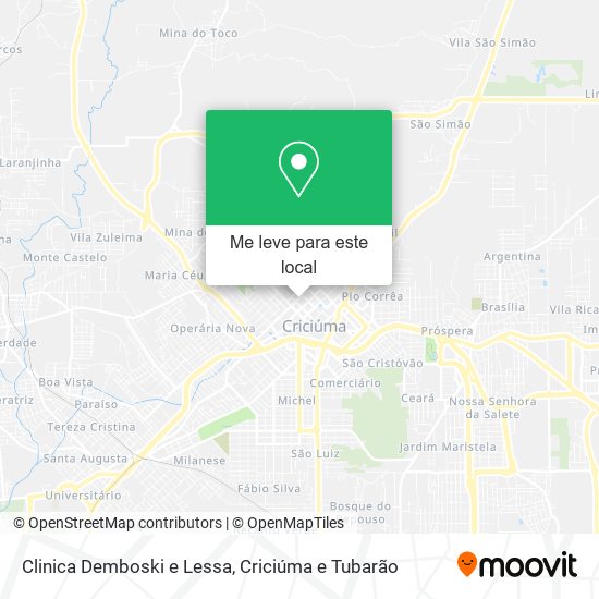 Clinica Demboski e Lessa mapa