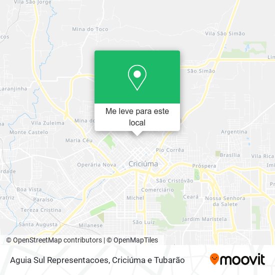 Aguia Sul Representacoes mapa