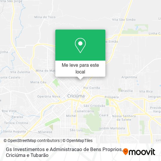 Gs Investimentos e Administracao de Bens Proprios mapa