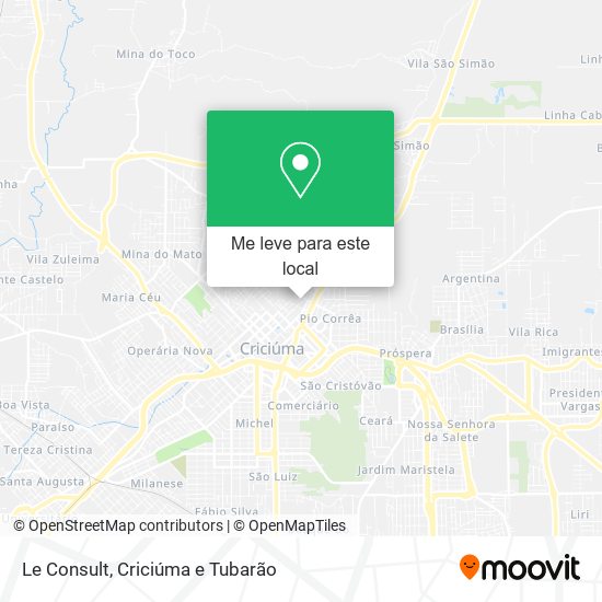Le Consult mapa