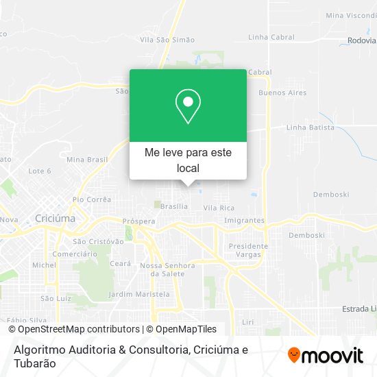 Algoritmo Auditoria & Consultoria mapa