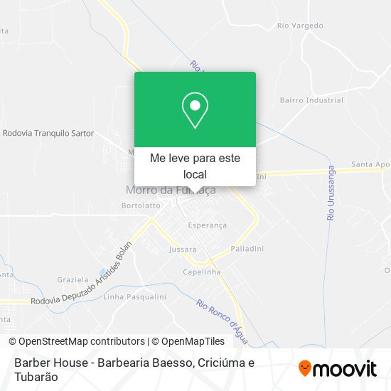 Barber House - Barbearia Baesso mapa