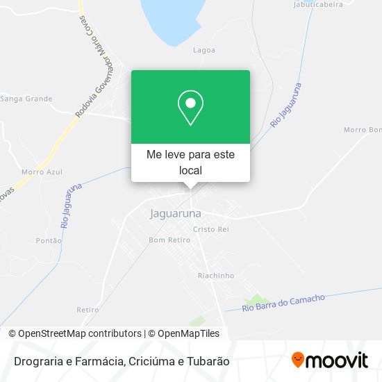 Drograria e Farmácia mapa