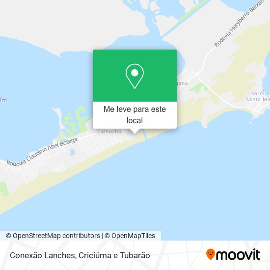 Conexão Lanches mapa
