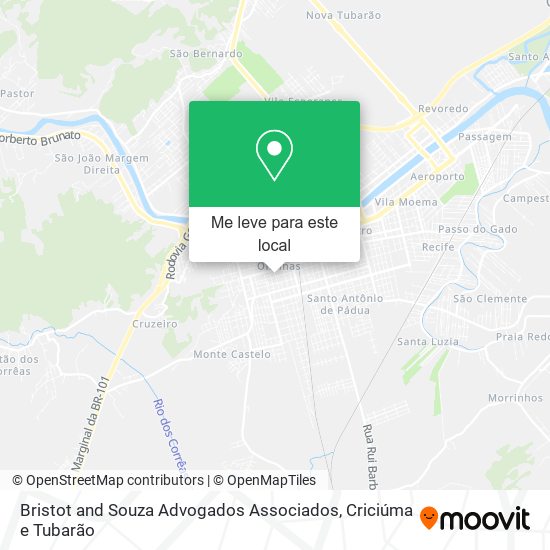 Bristot and Souza Advogados Associados mapa