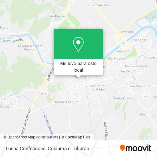 Lunna Confeccoes mapa