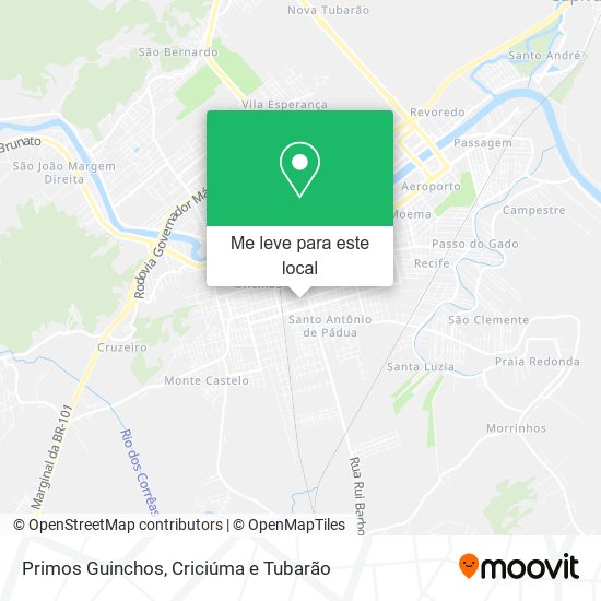 Primos Guinchos mapa
