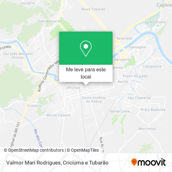 Valmor Mari Rodrigues mapa
